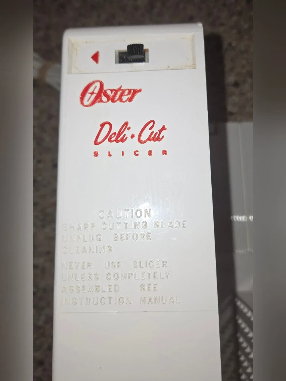 Oster - Vintage - Deli-Cut Food Slicer - Model# 347-18A